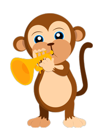 trumpeter monkey